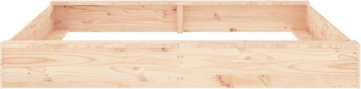 Produktbild VidaXL Sandkasten mit Sitzen Quadratisch Massivholz