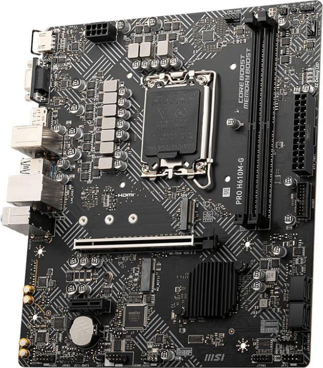 Actual product image MSI PRO H610M-G (LGA 1700, Intel H610, mATX)