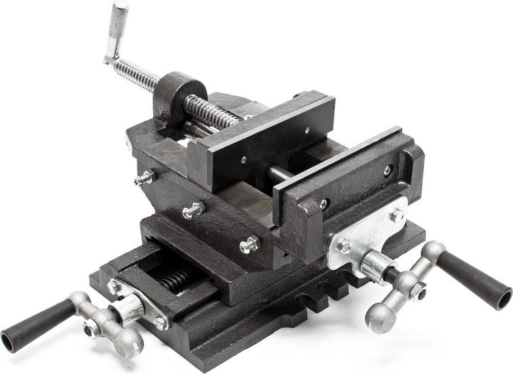 Immagine prodotto Wiltec Fresatrice a slitta a croce con morsa X-Y da banco 150 mm (150 mm)