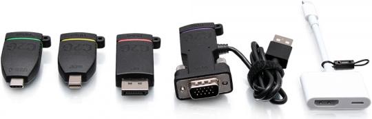 Image du produit C2G C2G29887 (USB-C, VGA, Mini DP, Lightning, USB-A)