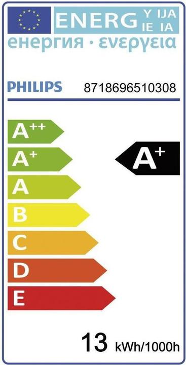 Energie-Label Philips CorePro LED bulb (E27, 12.50 W, 1521 lm, 1 x, A)