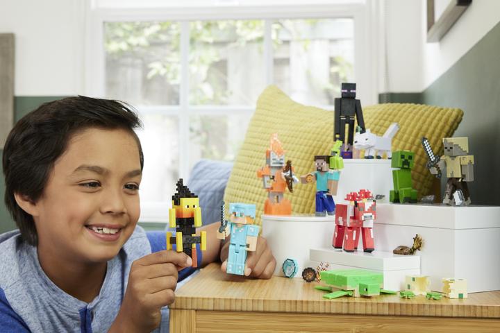 Actual product image Mattel Minecraft Creeper