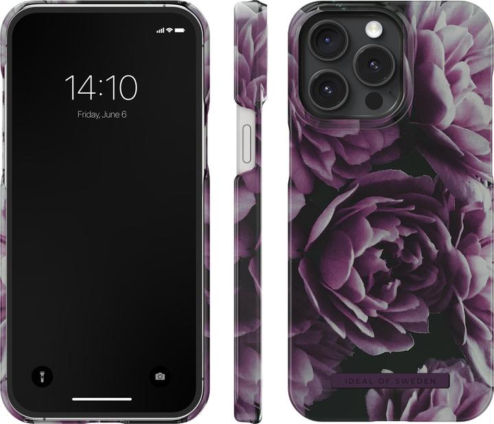 Produktbild iDeal Of Sweden iPhone 15 Pro Max Case, Deep Purple Bloom (Apple iPhone 15 Pro Max)