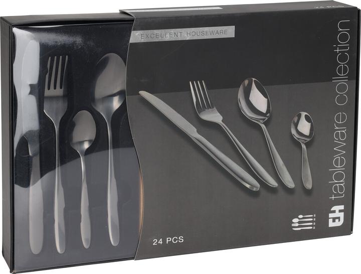 Actual product image WMF Edelstahl Besteckset 24 tlg. (24 Piece, Cutlery set)