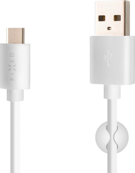Fixed Long Cable USB/USB-C 2m, White (2 m)