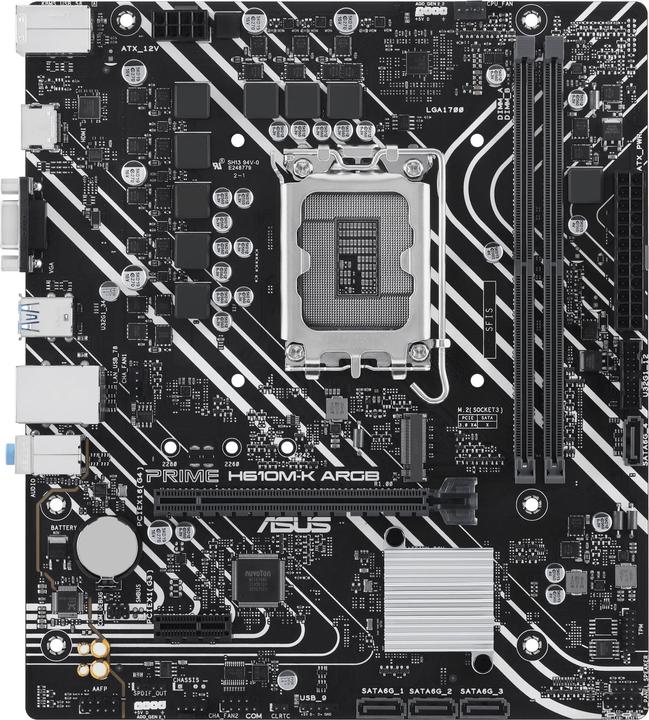 ASUS Prime H610M-K ARGB (LGA 1700, Intel H610, mATX)
