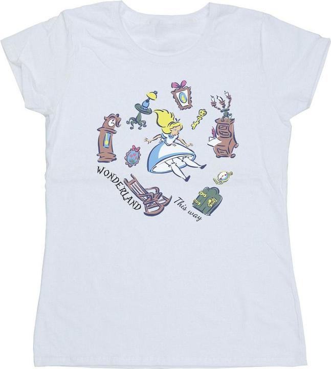 Disney Alice In Wonderland Falling TShirt (XL)