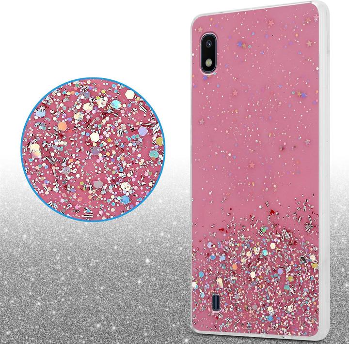 Produktbild Cadorabo TPU Cover funkelnder Glitter (HTC One M10, Samsung Galaxy A10)