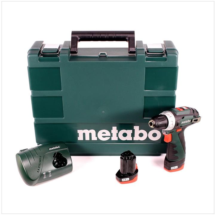 Actual product image Metabo PowerMaxx BS Basic, 2 batteries (Rechargeable battery operated)