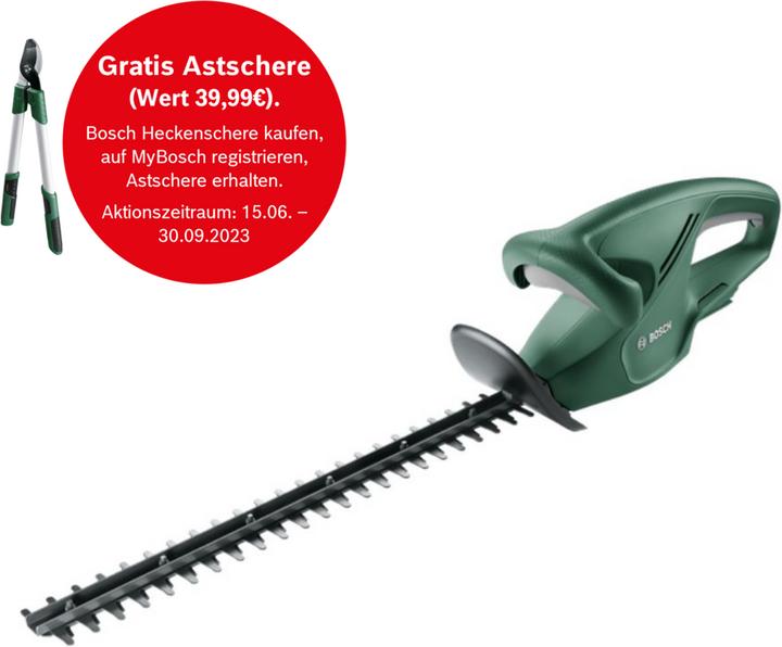 Actual product image Bosch Home & Garden EasyHedgeCut 18-45 (Rechargeable battery operated)