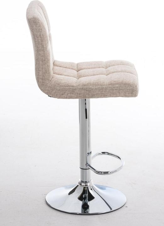 Produktbild Swisshandel24 Barhocker Peru STOFF, creme
