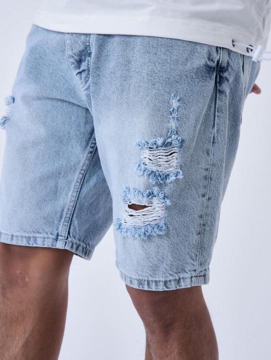 Actual product image Project X Paris shorts jeans ripped effect (34)