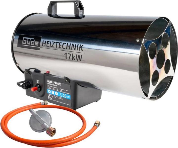 Actual product image Güde Gas Fan Heater GGH 17 INOX Heating Cannon Construction Heater Quick Heater - 85006 (4284.70 W)