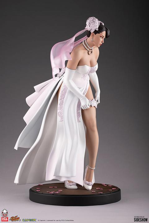 Actual product image PCS Street Fighter statuette 1/4 Wedding Chun-Li 39 cm