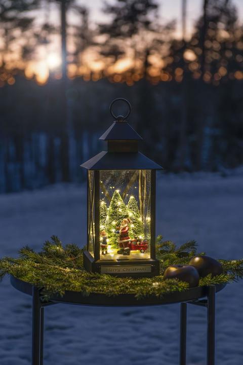 Image du produit Konstsmide Lanterne LED Père Noël et enfant 15 x 32 cm