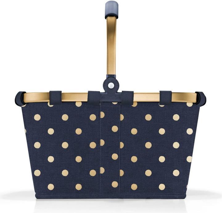 reisenthel carrybag XS frame metallic dots blue