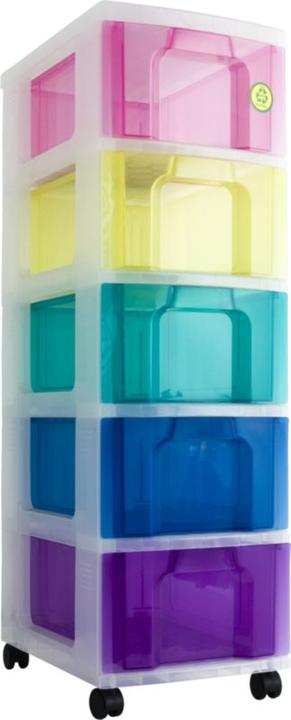 Actual product image Really Useful Box Drawer unit Rainbow (30 x 42 x 93 cm)