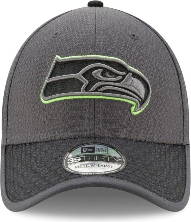 Actual product image New Era 39Thirty Cap - NFL 2017 SIDELINE Seattle Seahawks (L)