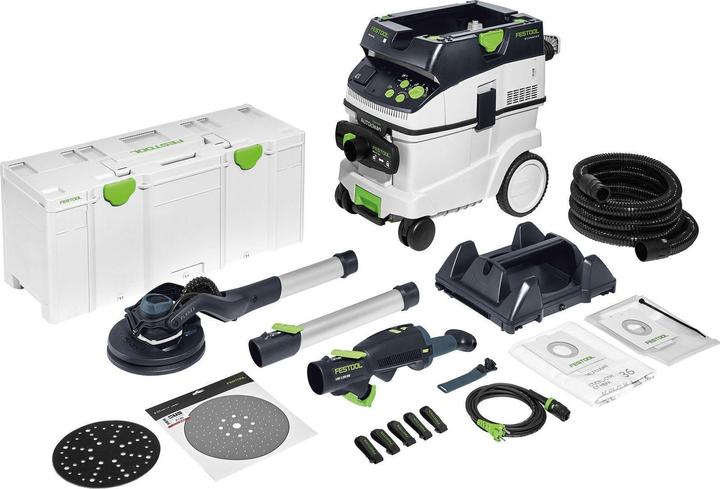 Festool Langhalsschleifer- und Sauger-Set LHS 2 225/CTM 36-Set (Wand- & Deckenschleifer, 400 W)