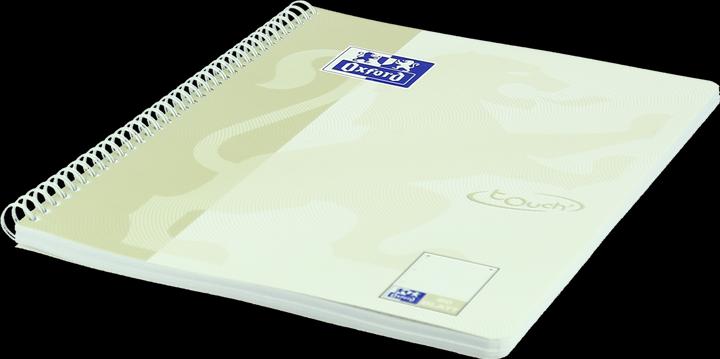 Image du produit Oxford TOUCH A4+ 400132395 pointillé, pierre claire 80 feuilles (A4+, Pointillés, Couverture rigide)