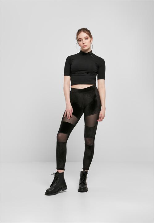 Immagine prodotto Urban Classics Leggings in velluto Tech Mesh da donna (XL)
