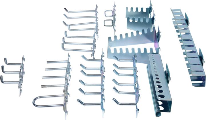 Actual product image KS Tools Hook assortment for hole wall system, 28 pcs