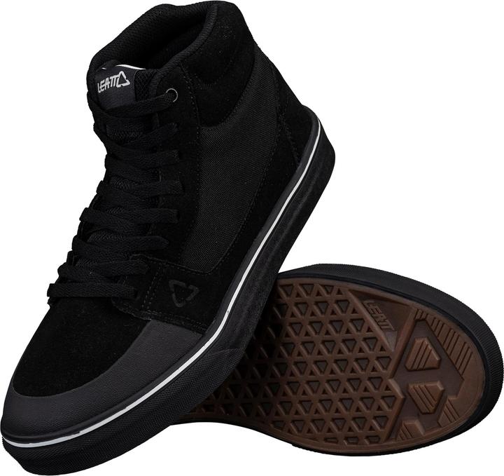 Actual product image Leatt Shoe Flat 1.0 Hi - Black (38.5, 39.5, 40.5, 41.5, 42.5, 43.5, 44.5, 45.5, 46.5, 47.5, 48.5)