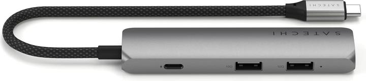 Image du produit Satechi Slim 4 Multiport Hub Space Grey (USB-C, 4 Ports)