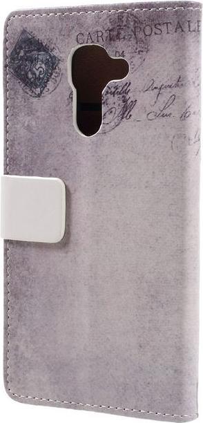 Image du produit MU Style Etui en cuir avec drapeau anglais et chat (DTEK60)