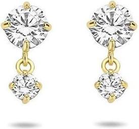Marie -Celeste Overhangers Zirkonia - Gold (14K Gelbgold)