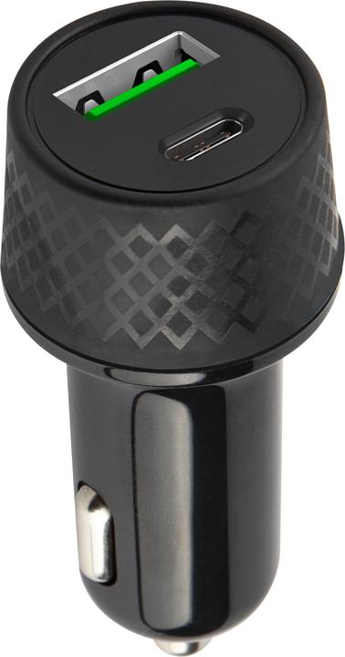 Actual product image Forever Core Forever car charger 1xUSB 2,4A + 1xUSB-C PD 45W LA-04 black