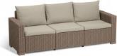 Productafbeelding Keter CALIFORNIA SOFA 3 ZATER met rugleuningkussens