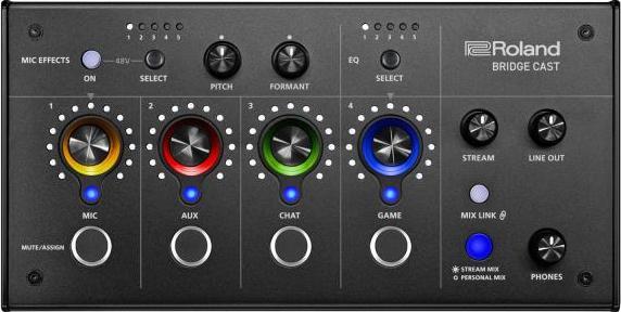 Produktbild Roland Bridge Cast Dual Bus Gaming Mixer mit Kabel (Studio- und Livemixer)
