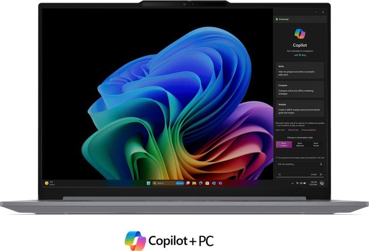 Actual product image Lenovo ThinkBook 16 Gen 7 (16", Snapdragon X Plus X1P-42-100, 32 GB, 1000 GB, DE)