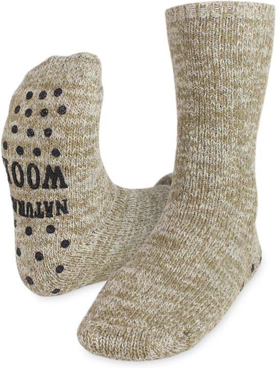 Actual product image Circle Five Winter slippers with ABS print - Wool socks (Single pack, 39 - 42)