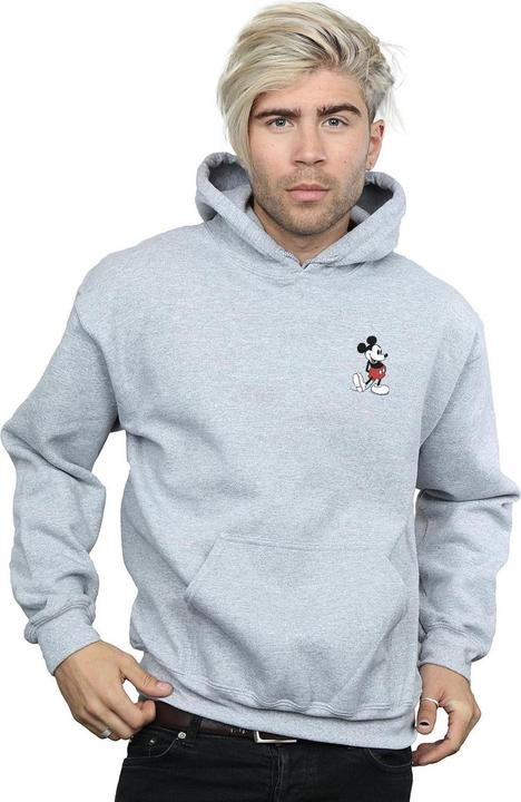 Immagine prodotto Disney Mickey Mouse Kickin Retro Chest Felpa con Cappuccio Uomo (L)