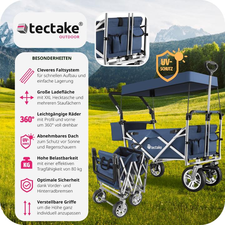 Actual product image tectake Nico Collapsible Handcart