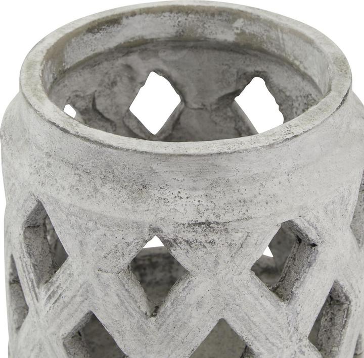 Produktbild Hill Interiors Laterne Athena Steingut Gitter (1 x)