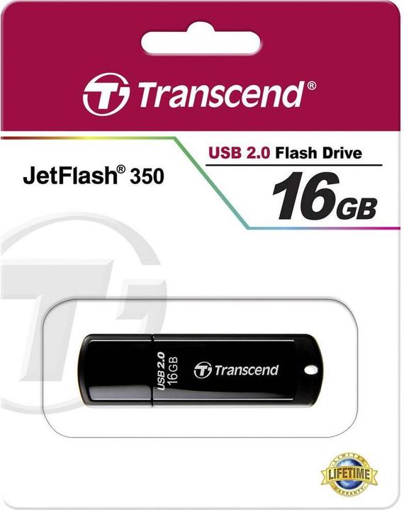 Actual product image Transcend TC JetFlash 350 (16 GB, USB-A)