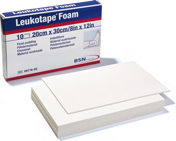 Immagine prodotto BSN Leukotape® Foam 30 x 20 x 0,4 10 pezzi bianco (0.30 m)