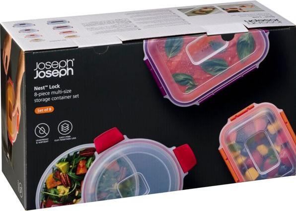 Produktbild Joseph Joseph Nest Lock 8-tlg. Frischhaltedosen- Set Rund und E (1.85 l)