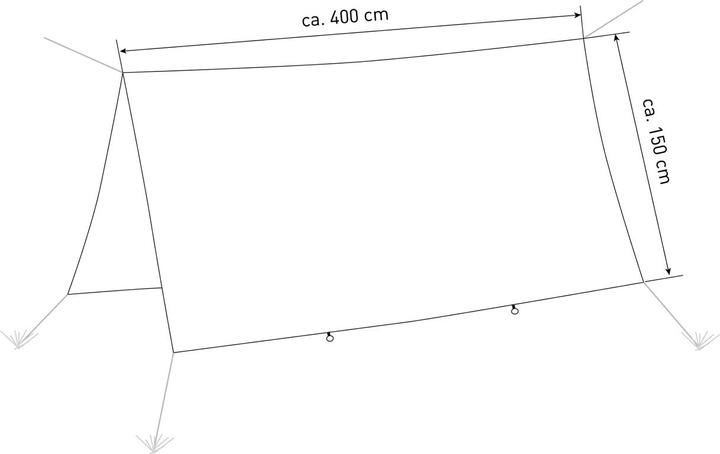 Actual product image Amazonas Traveller Tarp XXL