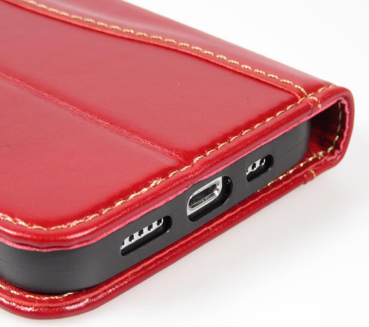 Image du produit Fierre Shann Fourre Flip cuir véritable (Apple iPhone 13 Pro Max)