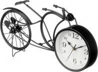 Giftdecor Schwarze geschmiedete Fahrraduhr 19,5cm