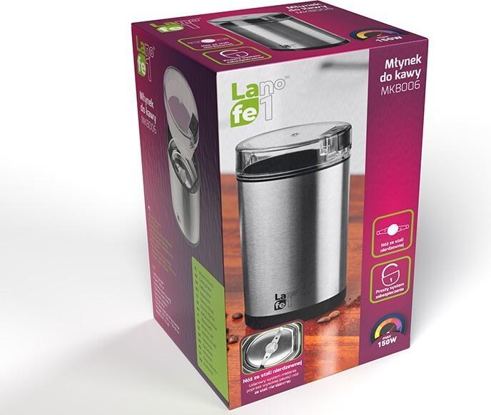 Image du produit Lafe Broyeur à café COFFEE GRINDER MKB006 Inox