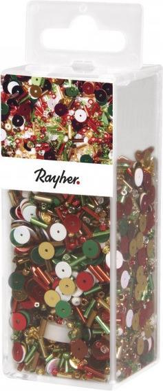 Image du produit Rayher Paillettes & perles de verre mélangées avec du fil de fer