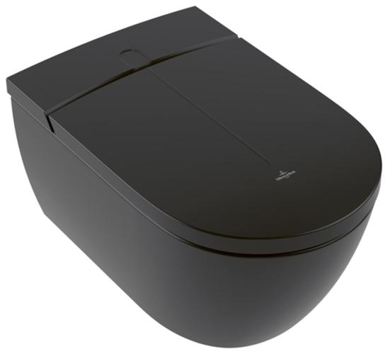 Produktbild Villeroy & Boch ViClean-I100, Dusch-WC spülrandlos mit WC-Sitz, DirectFlush, 385x 595 mm