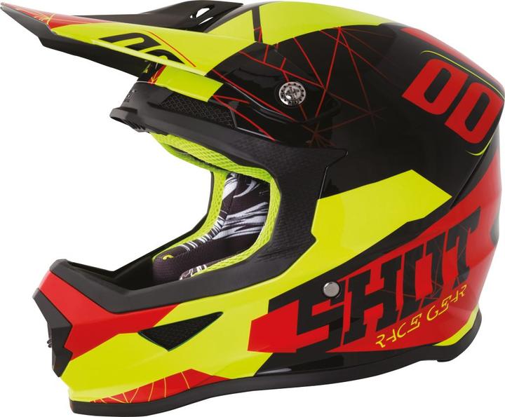 Image du produit Shot FURIOUS SPECTRE gloss rot-neon gelb S (S)
