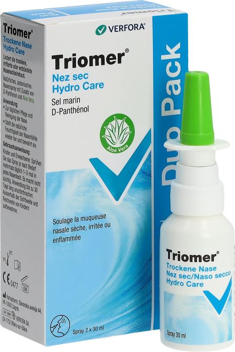 Actual product image Triomer Hydro Care Trock Nase Duo 2x30ml (2 Piece)