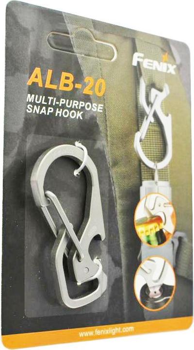 Actual product image Fenix ALB-20 Multifunction snap hook